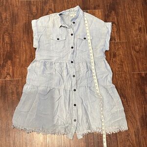 Umgee Light Blue Midi Dress